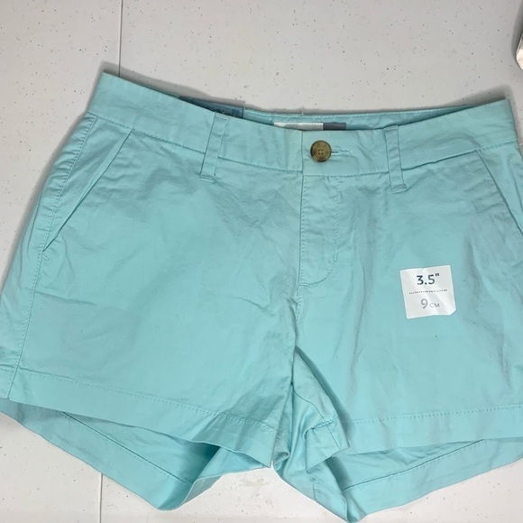 NWT 3.5” old navy chino shorts size 0 light blue - Picture 1 of 6